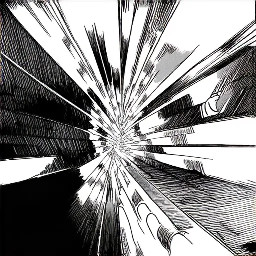 In the style of traditional manga and monochromatic line art, emphasize intricate cross-hatching, sharp contrasts, and expressive, hand-drawn details, base the image on: . Utilize elements of clean, ink-based manga techniques, focusing on dynamic motion, exaggerated perspective, and dramatic contrasts between light and shadow. Avoid any color—rely only on varying line thickness, stippling, and hatching to create depth.